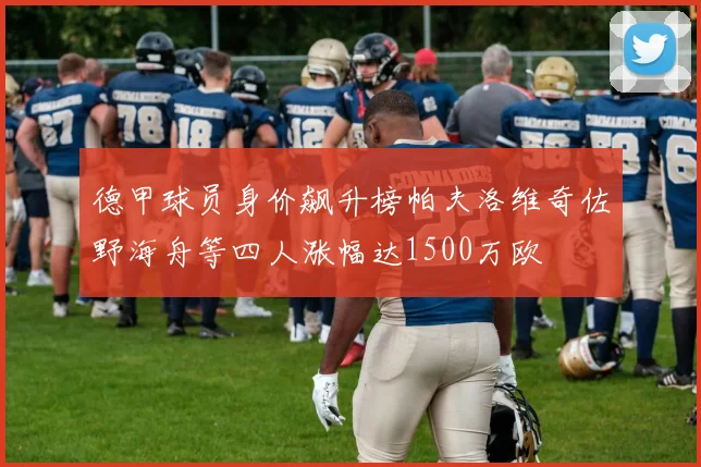 德甲球员身价飙升榜帕夫洛维奇佐野海舟等四人涨幅达1500万欧