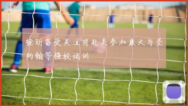 徐昕备受关注将赴美参加康大与圣约翰等强校试训